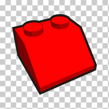 SVG 1x2 tilted kid039s brick element red vector drawing SVG 1x2 tilted kid039s brick element red vector drawing