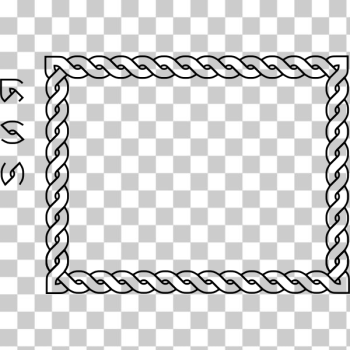 SVG 2 plait border rectangle SVG 2 plait border rectangle