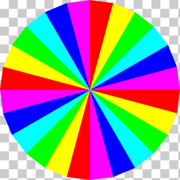 SVG 24gon 6 color SVG 24gon 6 color