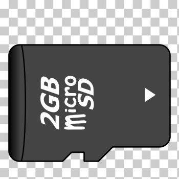 SVG 2GB microSD card vector illustration SVG 2GB microSD card vector illustration