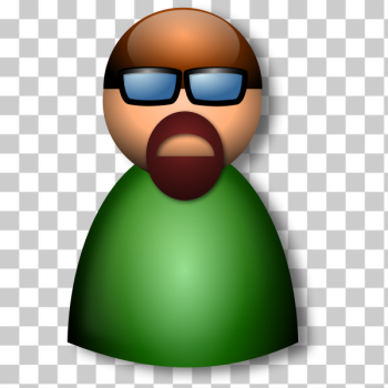 SVG 3D Glasses avatar vector illustration SVG 3D Glasses avatar vector illustration