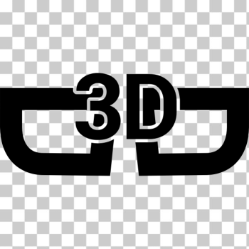 SVG 3D glasses vector icon SVG 3D glasses vector icon