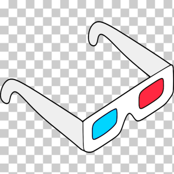 SVG 3D glasses vector sketch SVG 3D glasses vector sketch
