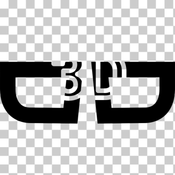 SVG 3D glasses vector symbol SVG 3D glasses vector symbol