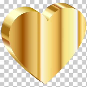 SVG 3D Heart Of Gold SVG 3D Heart Of Gold