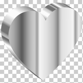 SVG 3D Heart Of Stainless Steel SVG 3D Heart Of Stainless Steel
