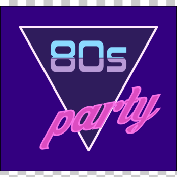 SVG 80s party ad SVG 80s party ad