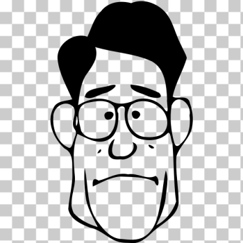 SVG A bit surprised face SVG A bit surprised face
