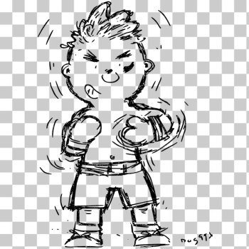 SVG A boxer SVG A boxer