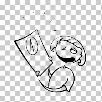 SVG A student girl SVG A student girl