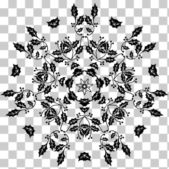 SVG Abstract floral silhouette SVG Abstract floral silhouette