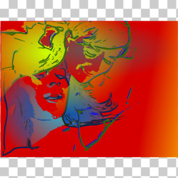 SVG Abstract portrait illustration SVG Abstract portrait illustration