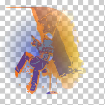 SVG Abstract vector image of extreme climber SVG Abstract vector image of extreme climber