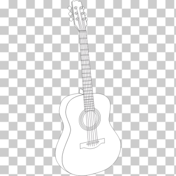 SVG Acoustic guitar vector illustration SVG Acoustic guitar vector illustration