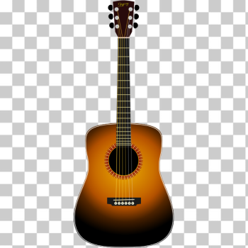 SVG Acoustic guitar vector image SVG Acoustic guitar vector image