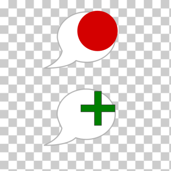 SVG Add and stop speech bubbles vector illustration SVG Add and stop speech bubbles vector illustration