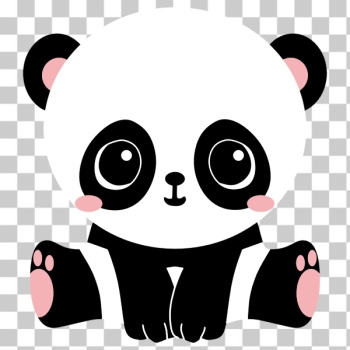 SVG Adorable panda SVG Adorable panda