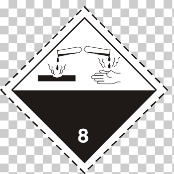 SVG ADR pictogram 8 SVG ADR pictogram 8