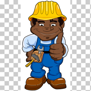 SVG African-American Worker SVG African-American Worker