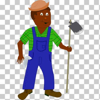 SVG African farmer SVG African farmer