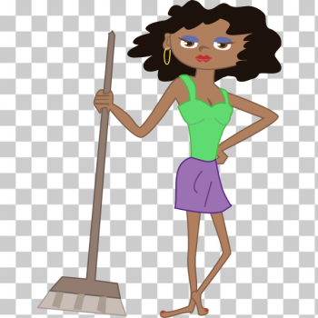 SVG African housekeeper SVG African housekeeper