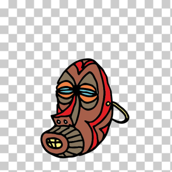 SVG African mask SVG African mask