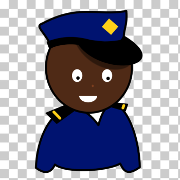 SVG African policeman SVG African policeman