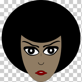 SVG African woman vector illustration SVG African woman vector illustration