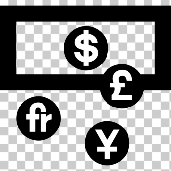 SVG AIGA currency exchange sign vector graphics SVG AIGA currency exchange sign vector graphics