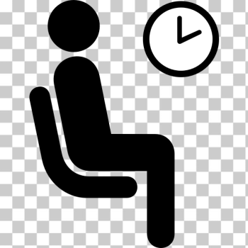 SVG AIGA waiting room sign vector illustration SVG AIGA waiting room sign vector illustration