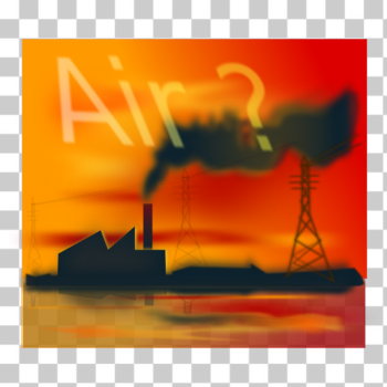 SVG Air pollution vector illustration SVG Air pollution vector illustration