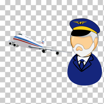 SVG Airline captain icon SVG Airline captain icon