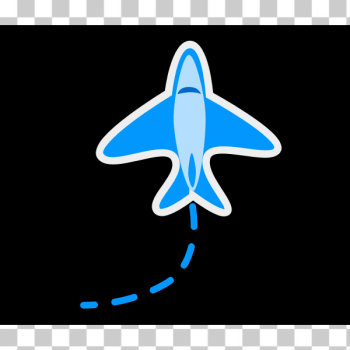 SVG Airplane cartoon image