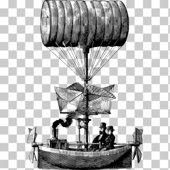 SVG Airship vector image SVG Airship vector image