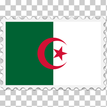 SVG Algeria flag image SVG Algeria flag image