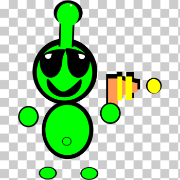 SVG Alien green creature SVG Alien green creature