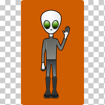 SVG Alien greeting SVG Alien greeting