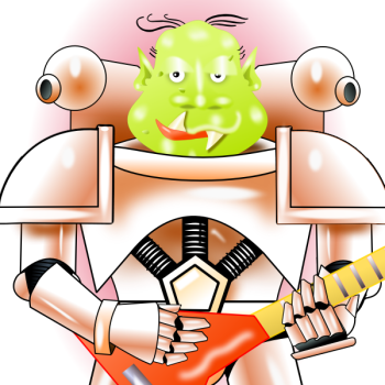 SVG Alien playing guitar SVG Alien playing guitar