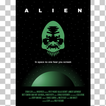 SVG Alien Poster SVG Alien Poster