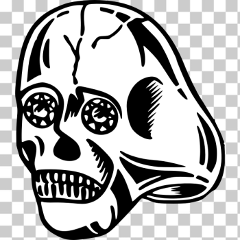 SVG Alien skull image SVG Alien skull image