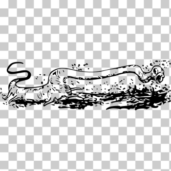 SVG Alien snake comic vector drawing SVG Alien snake comic vector drawing