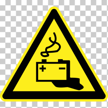 SVG Alkaline liquid hazard warning sign vector image