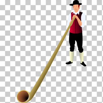 SVG Alphorn vector graphics SVG Alphorn vector graphics