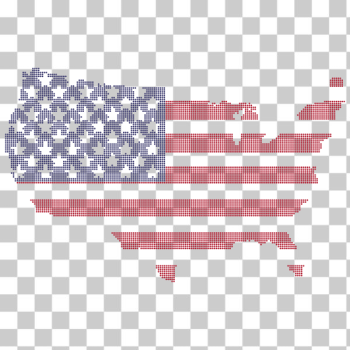 SVG America Flag Map Dots SVG America Flag Map Dots