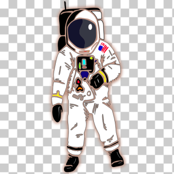 SVG American astronaut SVG American astronaut