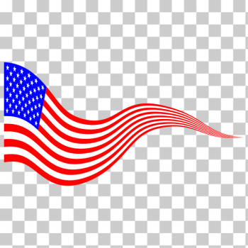 SVG American flag banner SVG American flag banner