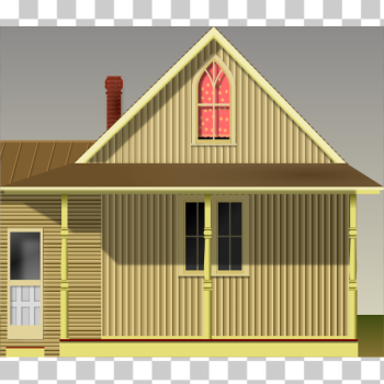 SVG American Gothic house vector illustration SVG American Gothic house vector illustration