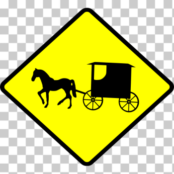 SVG Amish buggies caution SVG Amish buggies caution