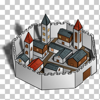 SVG Ancient City Vector Image SVG Ancient City Vector Image