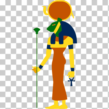 SVG Ancient colorful deity
